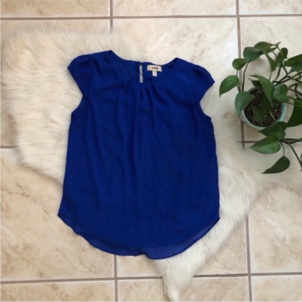 meraki Cap Sleeve Blouse